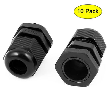 Cable Glands PG7 PG9 PG11 PG13.5 IP68 WHITE CABLE GLAND NYLON WITH NUT 4 Packs